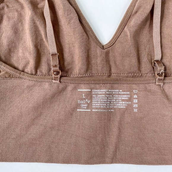 Nat’v Basics Crop Bra Top - Picture 7 of 8